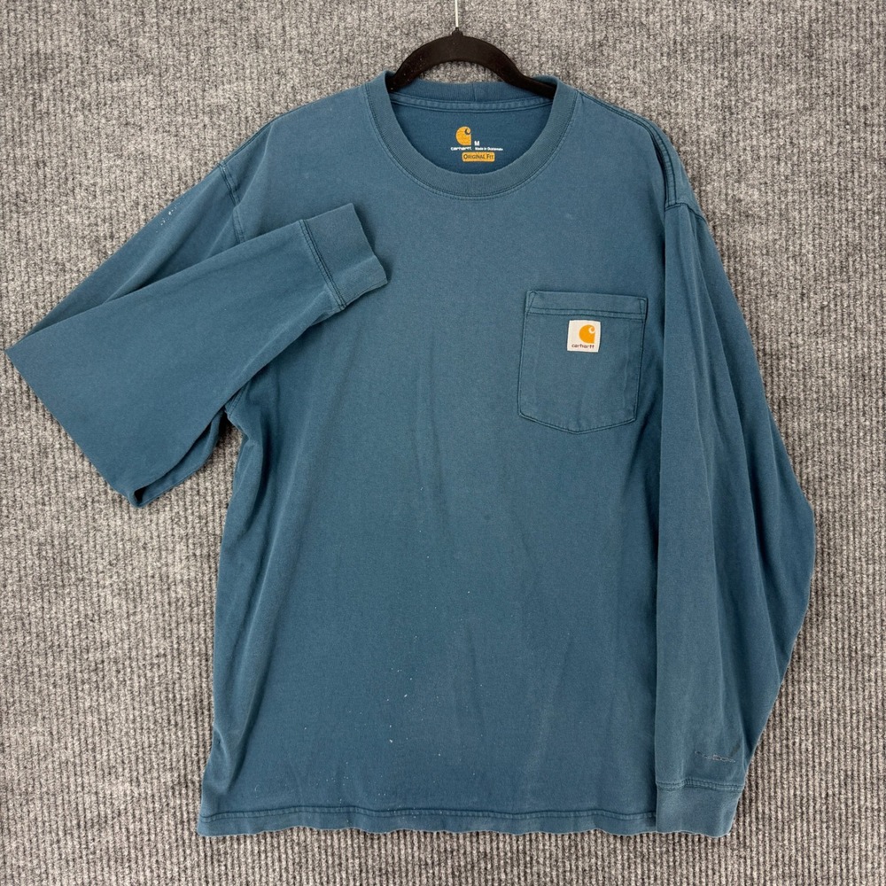 Carhartt long sleeve pocket tee mens Medium original fit utility work shirt